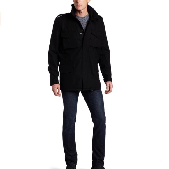 French Connection Thorpe Manor Wool Coat Large - Picture 1 of 11